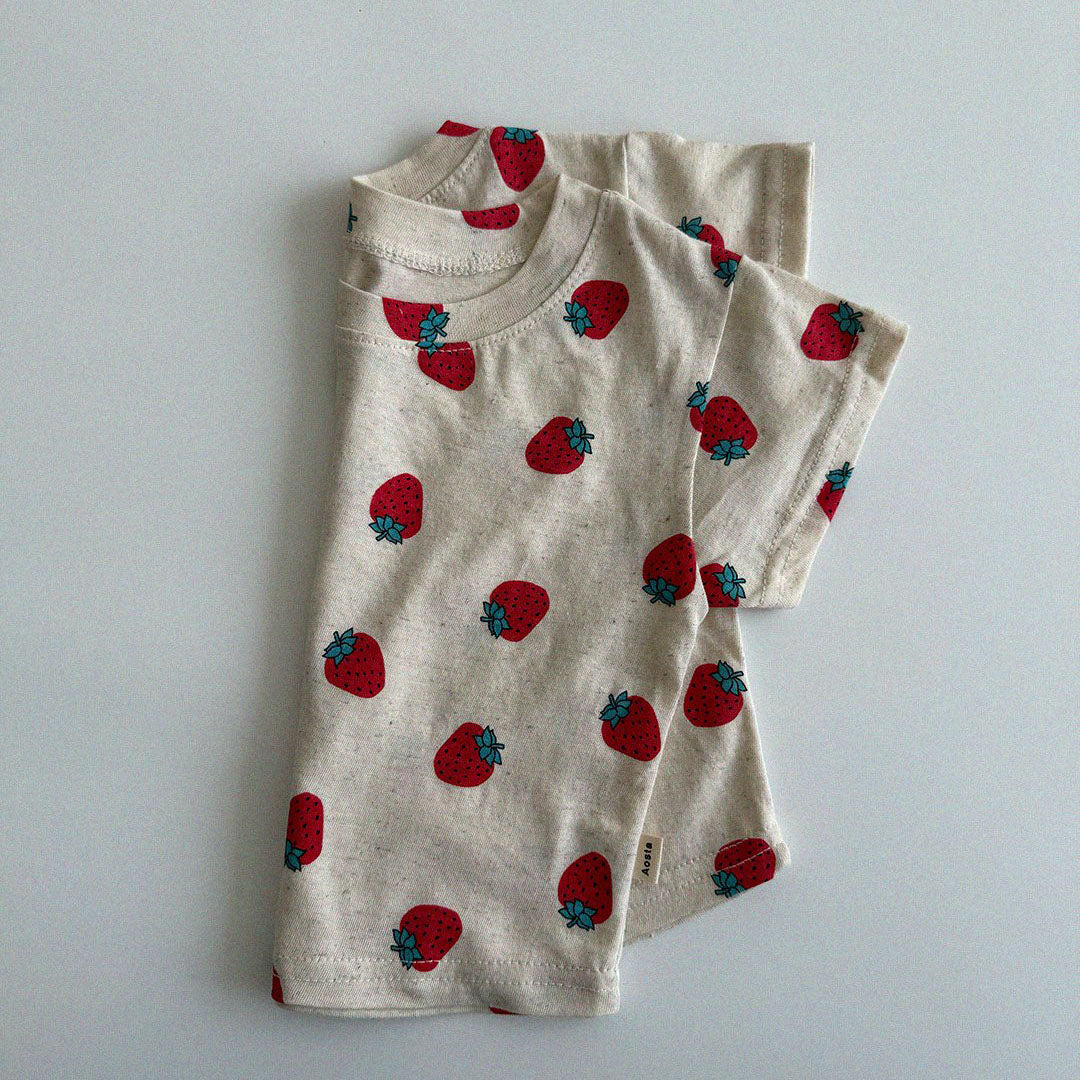 Baby/Toddler Aosta SS25 Cotton Basic Tee  (3m-5y)- 5 Colors - AT NOON STORE