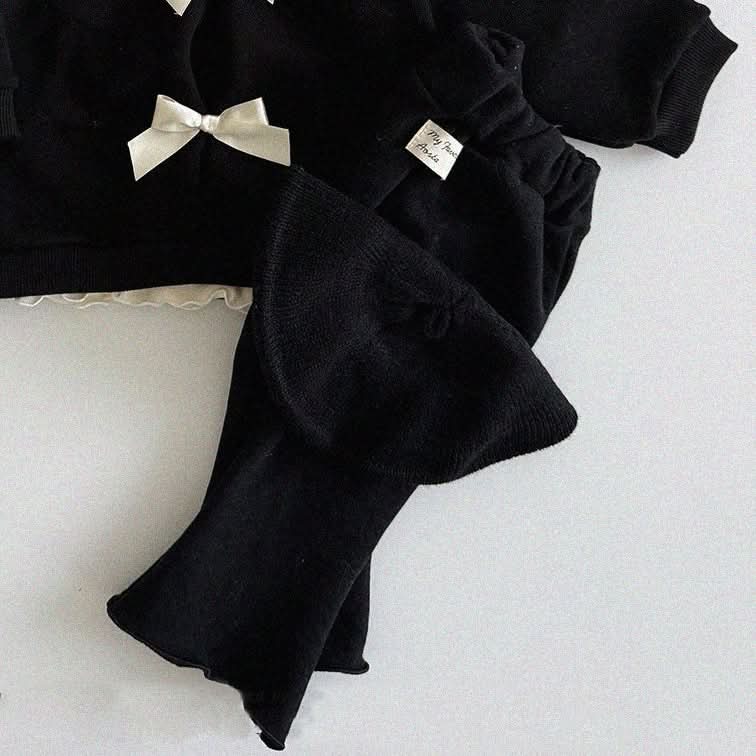 Baby/Toddler Aosta W24 Lettuce-Edge Warm Flare Pants (3m-5y)- 3 Colors - AT NOON STORE