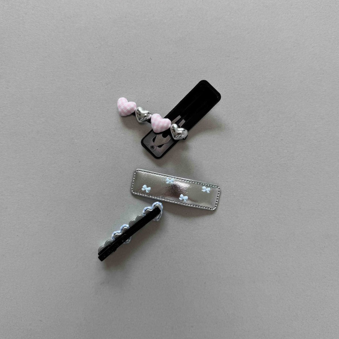 Toddler SS25 Heart Hair Clip Set (2PK )- 2 Colors - AT NOON STORE