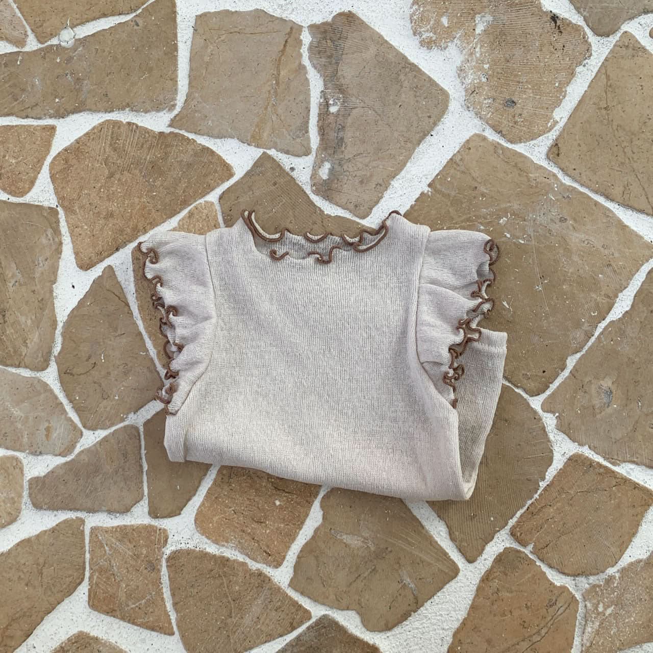 Baby BH Lettuce-Edge Top (3-18m) - 3 Colors - AT NOON STORE