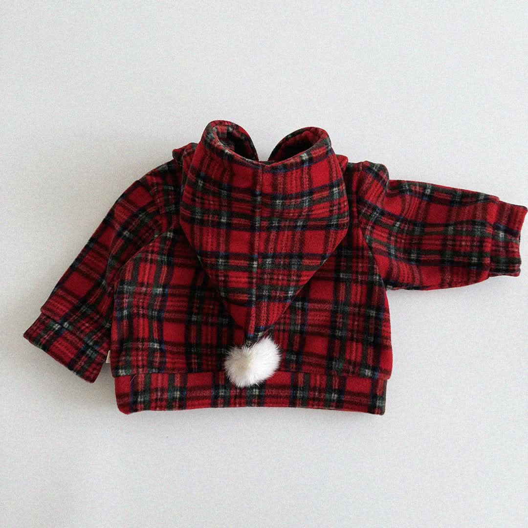 Baby/Toddler Aosta W24 Fleece Pompom Hoodie (3m-5y)- 3 Colors - AT NOON STORE