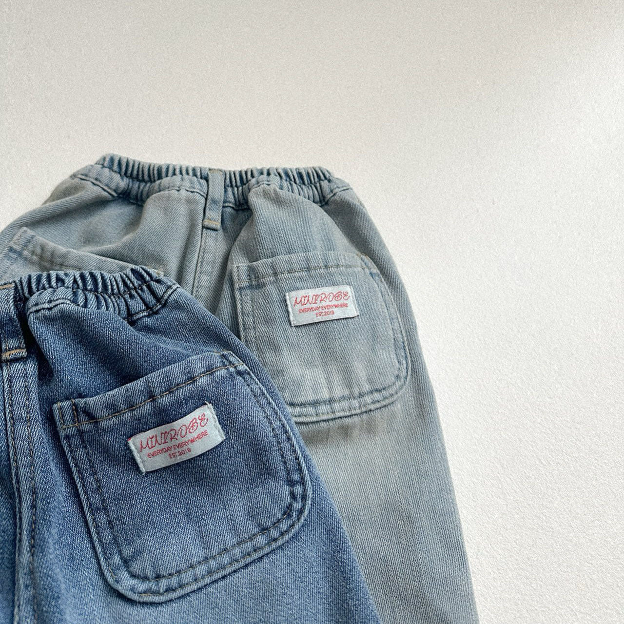 Toddler W25 Darted Denim Pants (10m-4y) - 2 Colors - AT NOON STORE