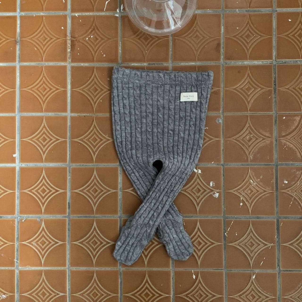 Baby BH Cable Knitted Footed Leggings (3-18m) - 3 Colors - AT NOON STORE