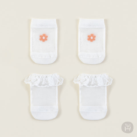 Baby Toddler 2PK Sheer Socks Set (0-4T) - AT NOON STORE