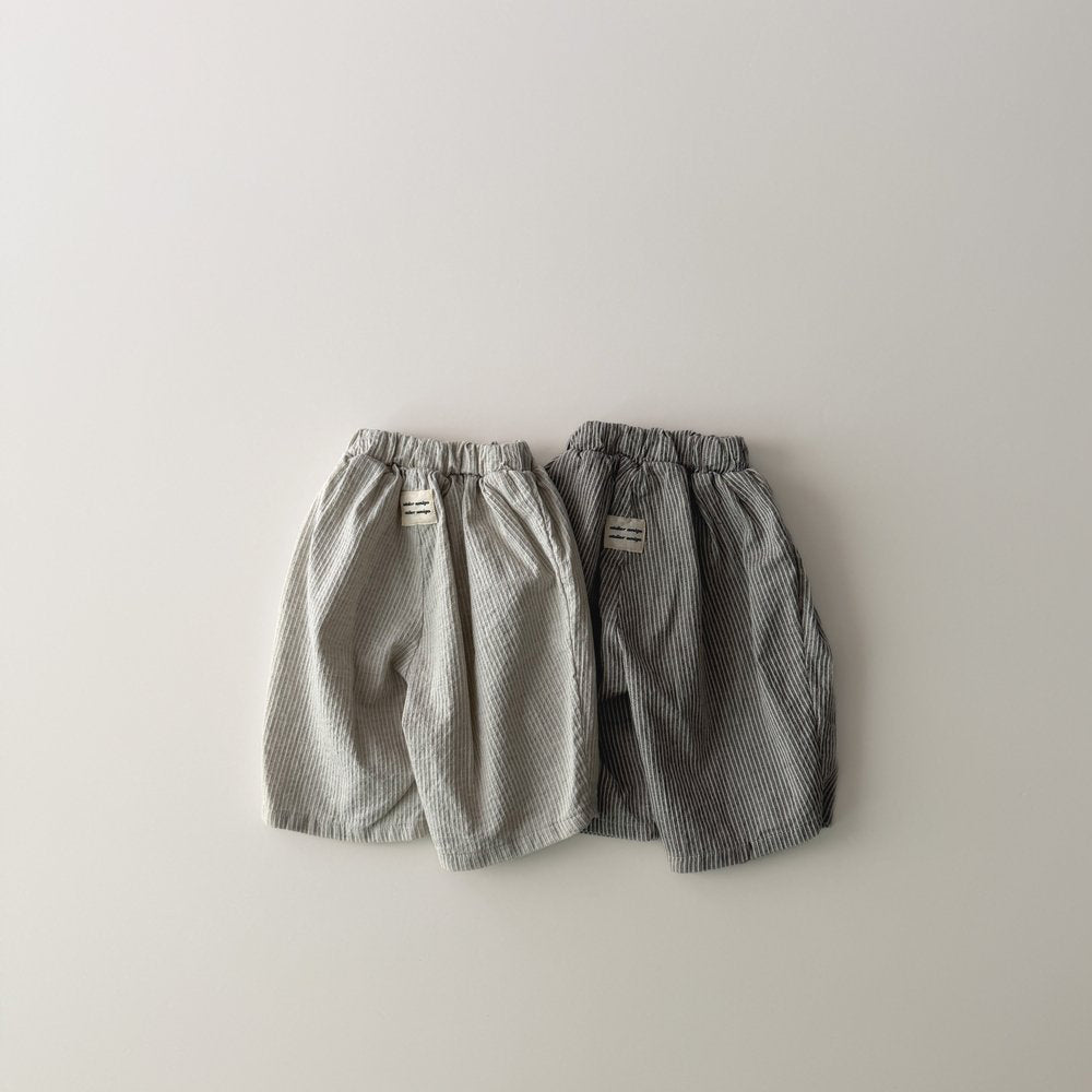 Toddler AMG SP26 Drawcord Stripe Pull-on Pants (1-6y) - 2 Colors - AT NOON STORE