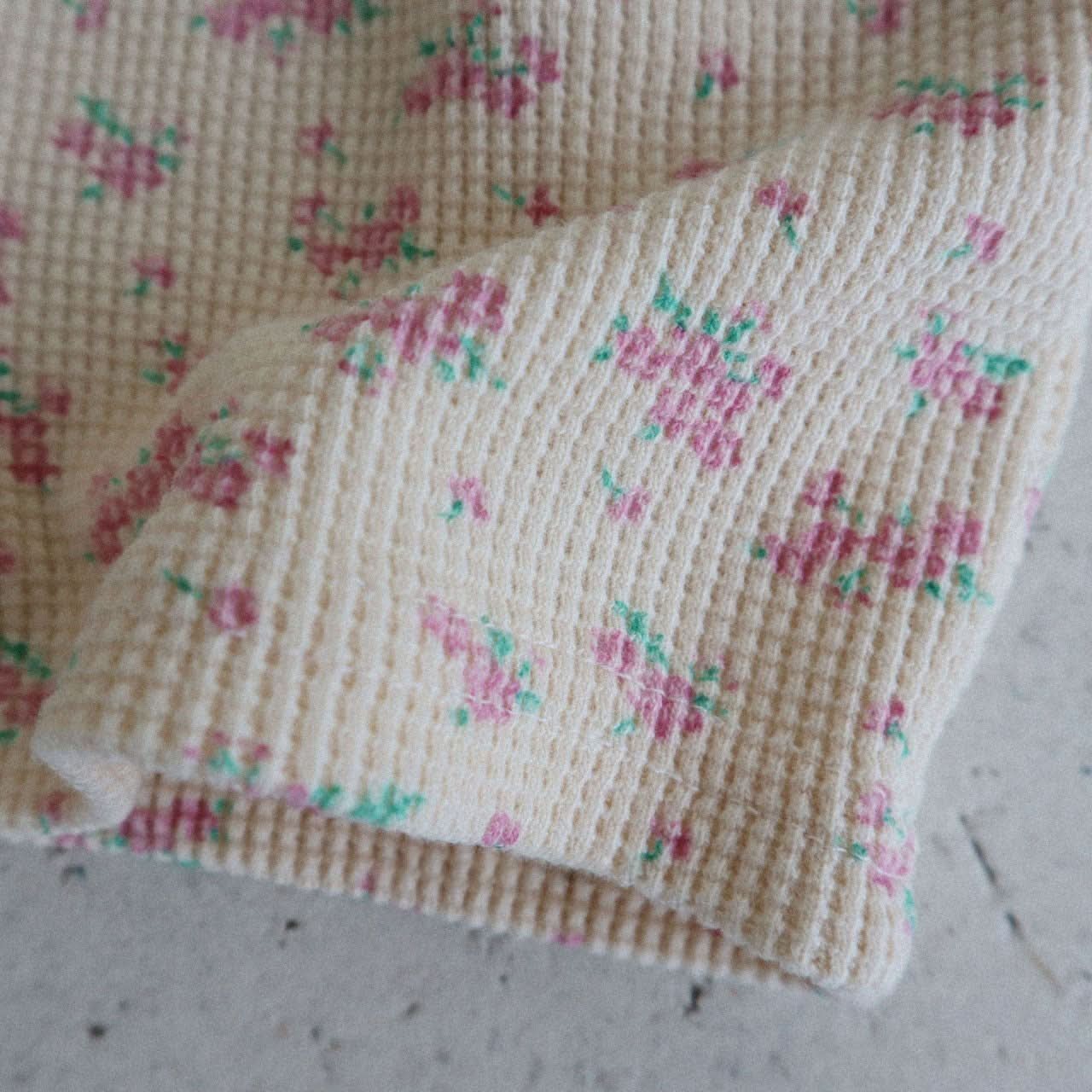 Toddler All-over Floral Print Waffle Shorts (15m-7y) -2 Colors - AT NOON STORE