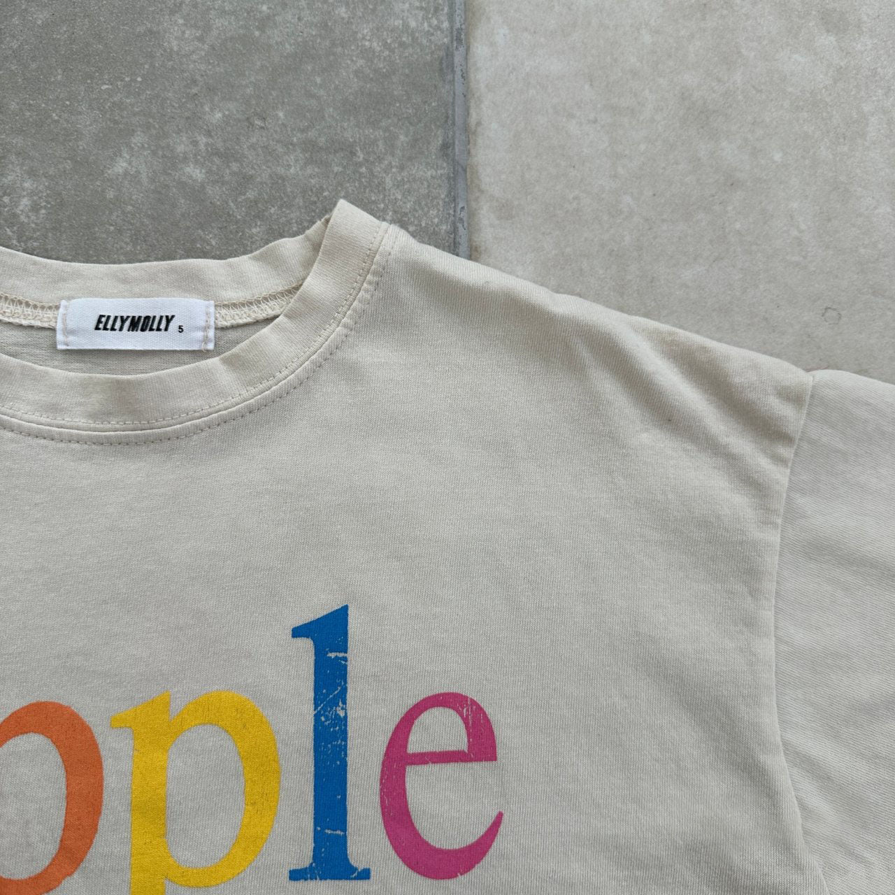 Kids SS25 APPLE Short Sleeve Loose Fit Top (2-7y) - 2 Colors - AT NOON STORE