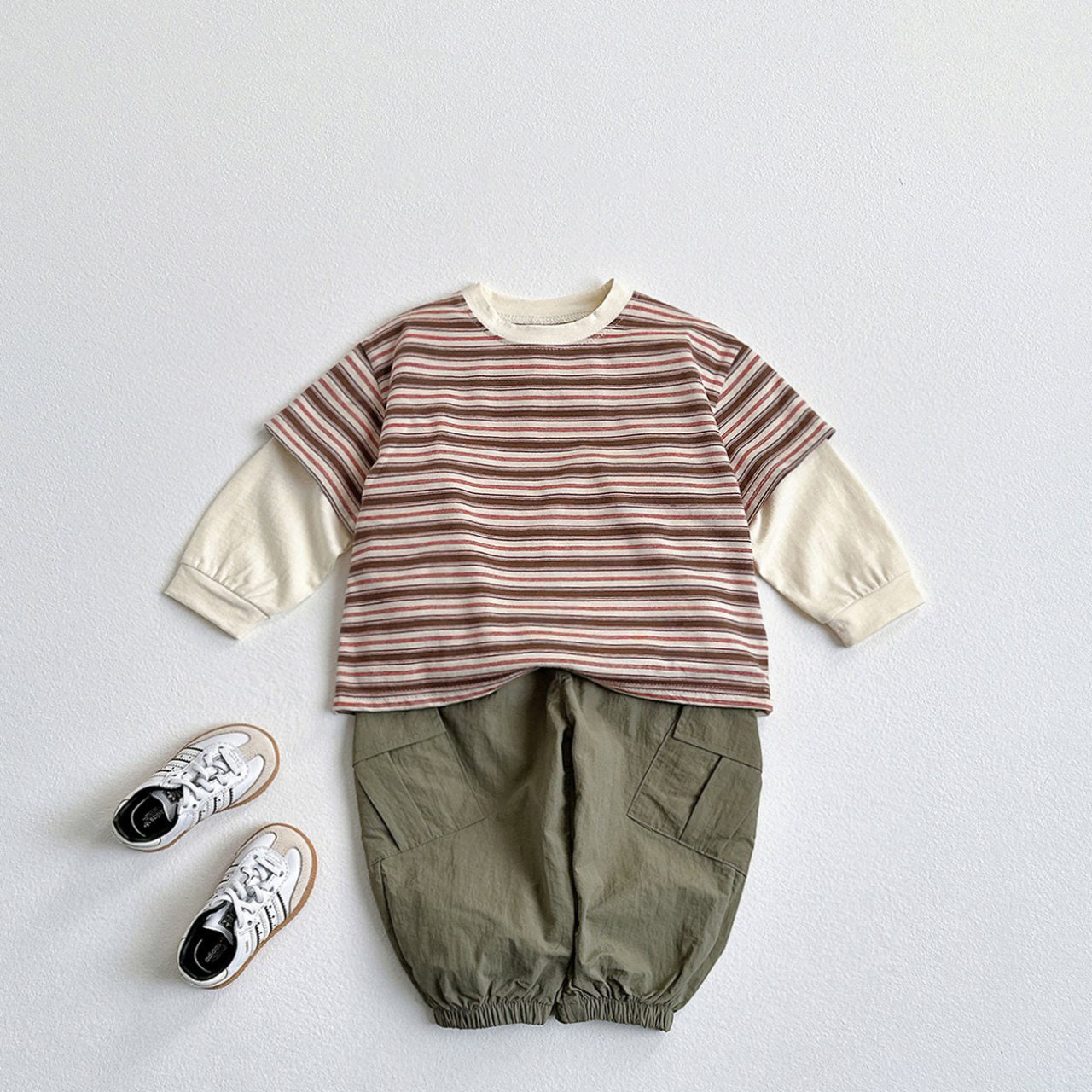 Toddler F25 Double Layer Long Sleeve Top (1-6y) - 3 Colors - AT NOON STORE