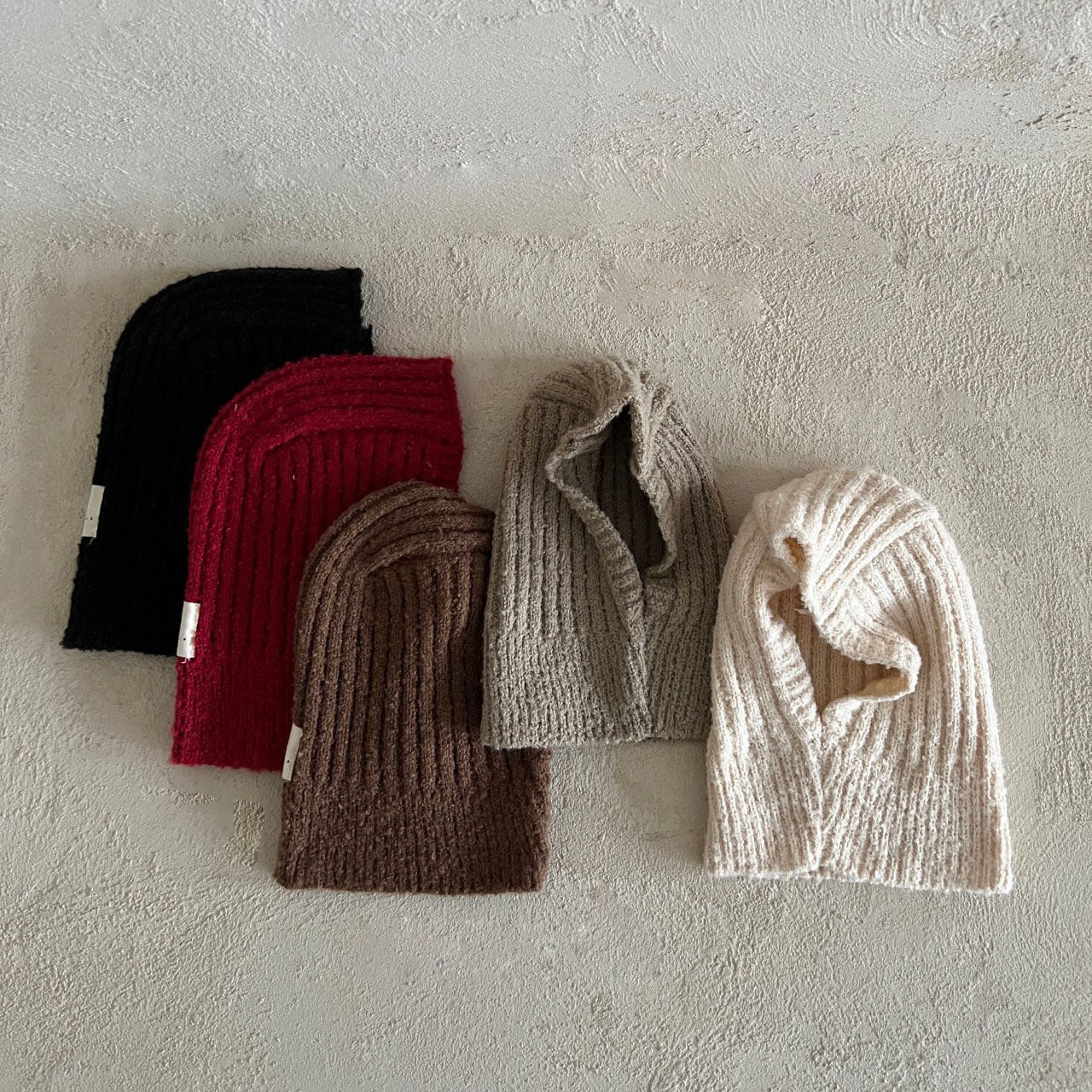 Toddler Lala W25 Ribbed Balaclava (1-5y) - 5 Colors - AT NOON STORE
