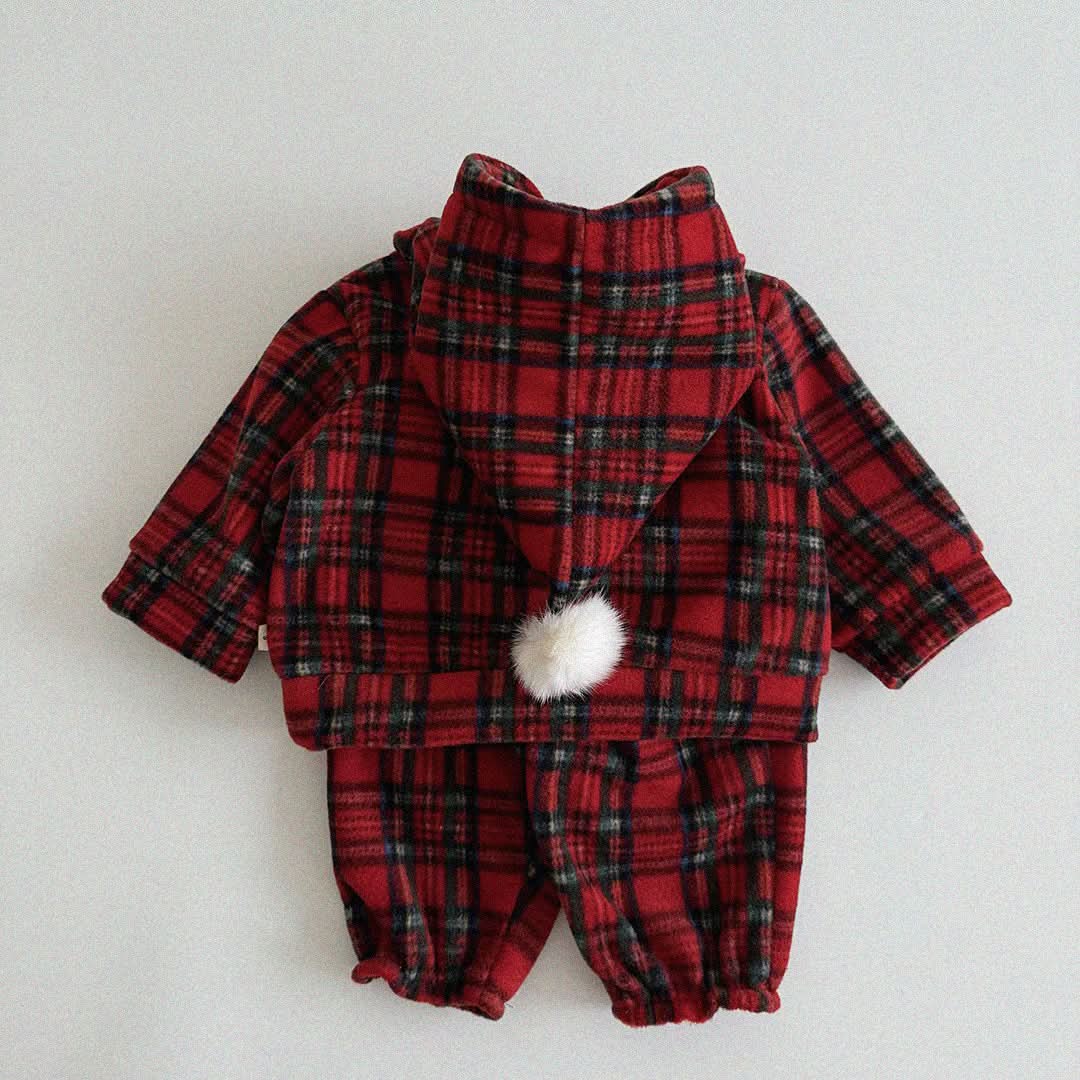 Baby/Toddler Aosta W24 Fleece Pompom Hoodie (3m-5y)- 3 Colors - AT NOON STORE