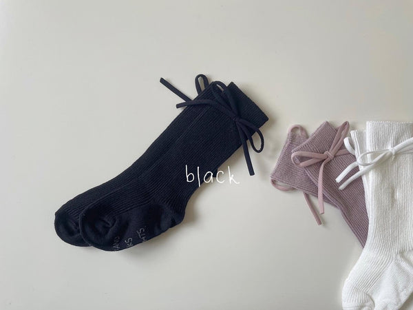 Toddler Bow Non-Slip Knee Socks (1-6y) - 5 Colors