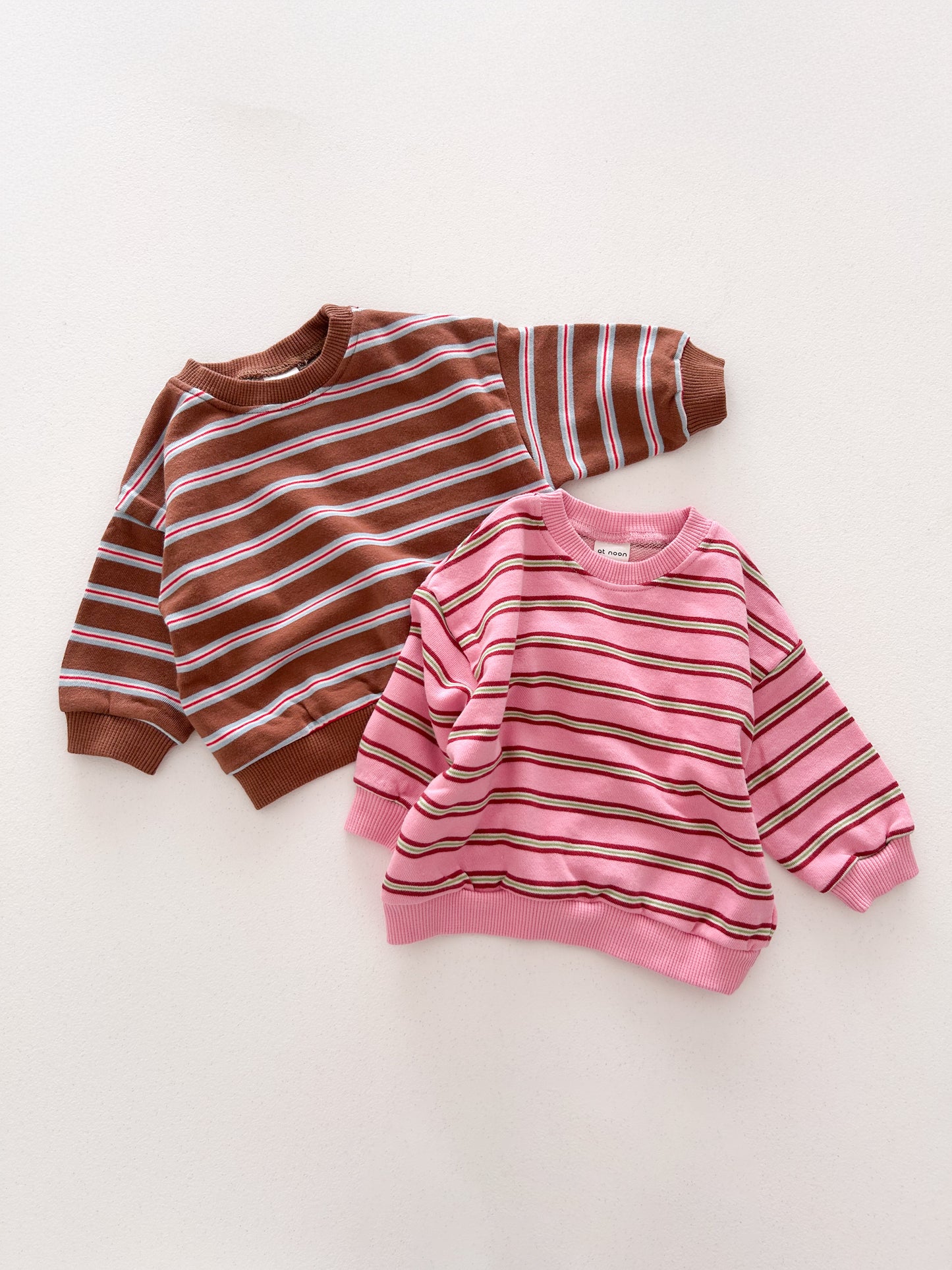 Baby/Toddler F25 At Noon Stripe Long Sleeve Tee (0m-5y) - 2 Colors - AT NOON STORE