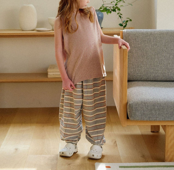 Toddler Stella Multi Stripe Jogger Pants (2-7y) -2 Colors