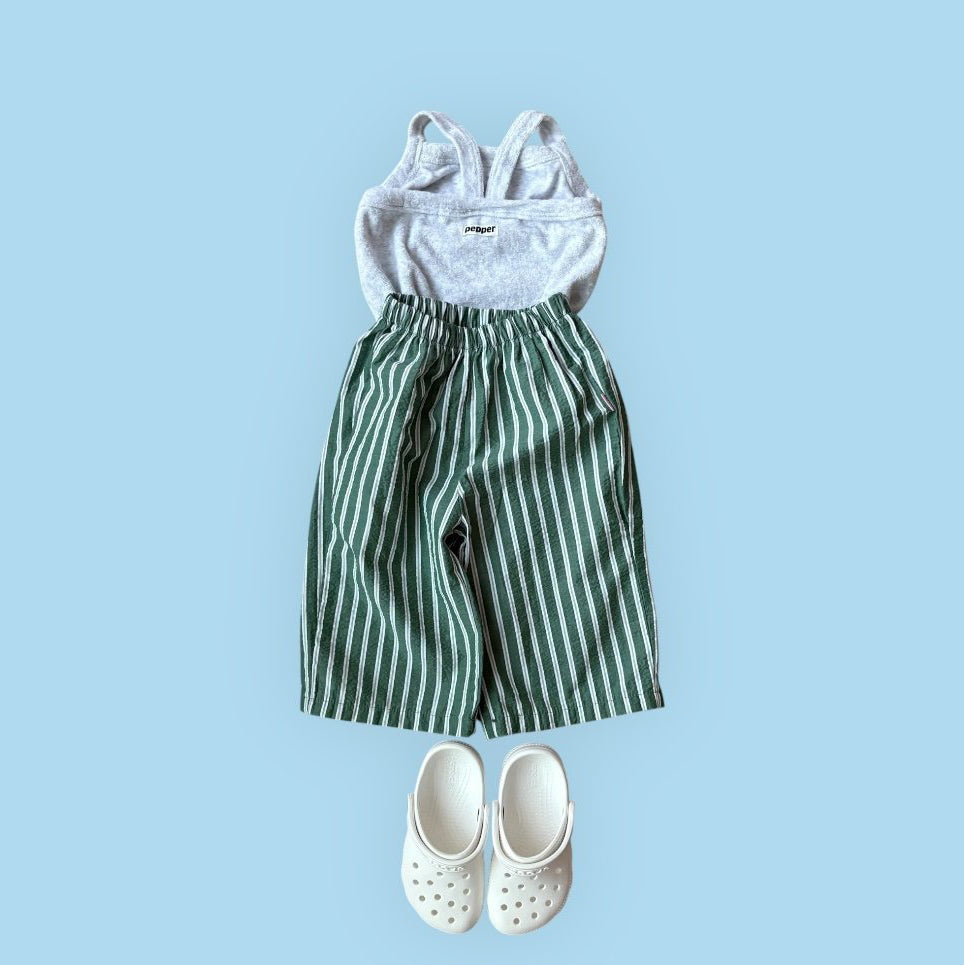 Toddler SS26 Stripe Pull-on Pants (1-7y) - 2 Colors - AT NOON STORE