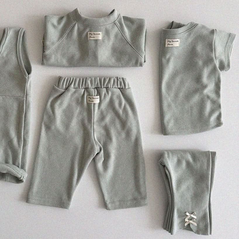 Baby/Toddler Aosta S25 Short Sleeve Knit Basic Tee (3m-5y)- 3 Colors - AT NOON STORE