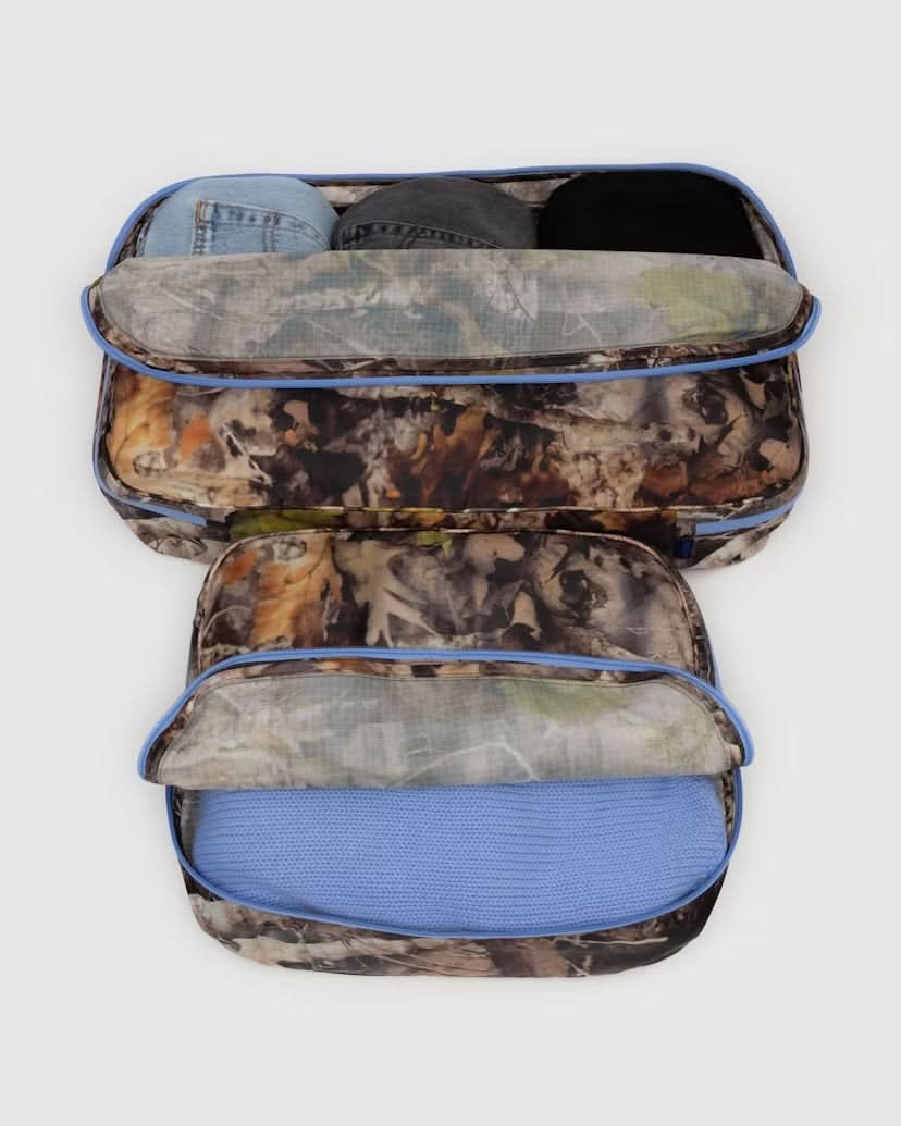 Baggu Large Packing Cube Set - Photo Forest - AT NOON STORE