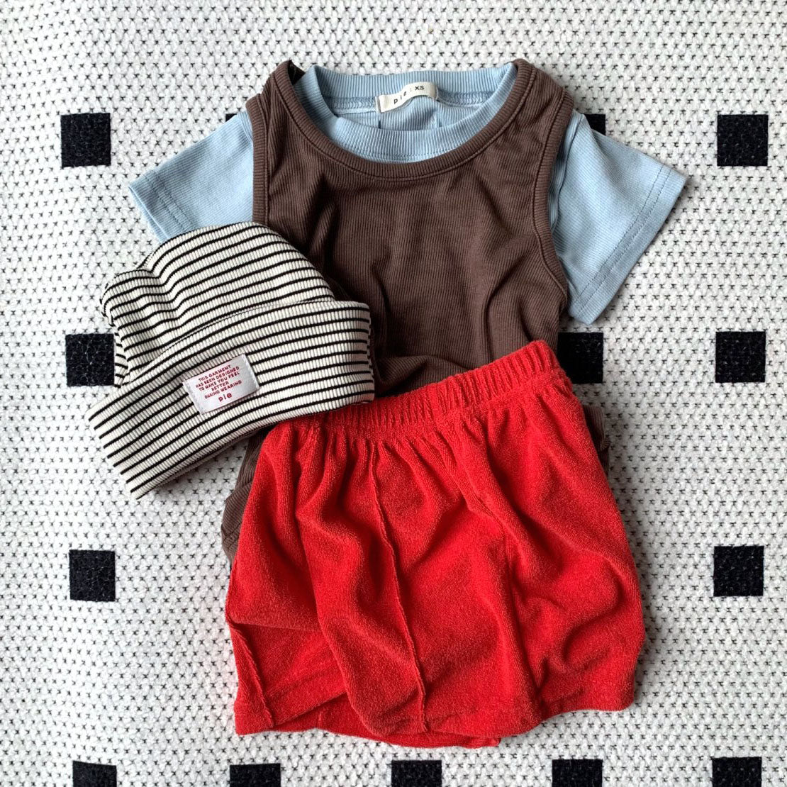 Toddler SS25 Terry Cloth Shorts (1-7y) - 2 Colors - AT NOON STORE