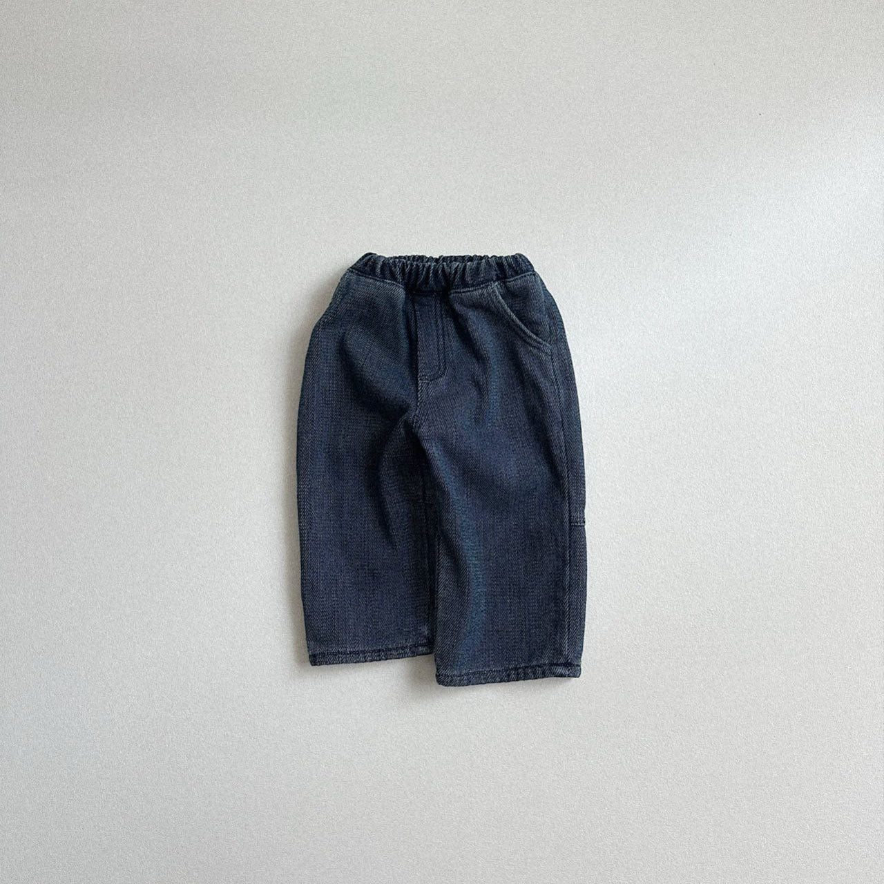 Toddler W25 Stitch Detail Warm and Comfy Denim Pants (10m-4y) - 2 Colors - AT NOON STORE