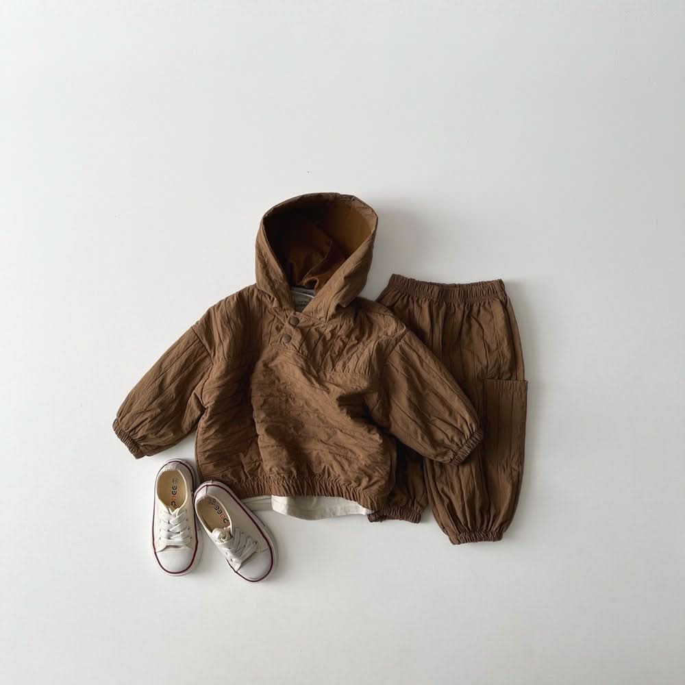 Toddler Button Anorak Hoodie (1-6y) - 3 Colors - AT NOON STORE