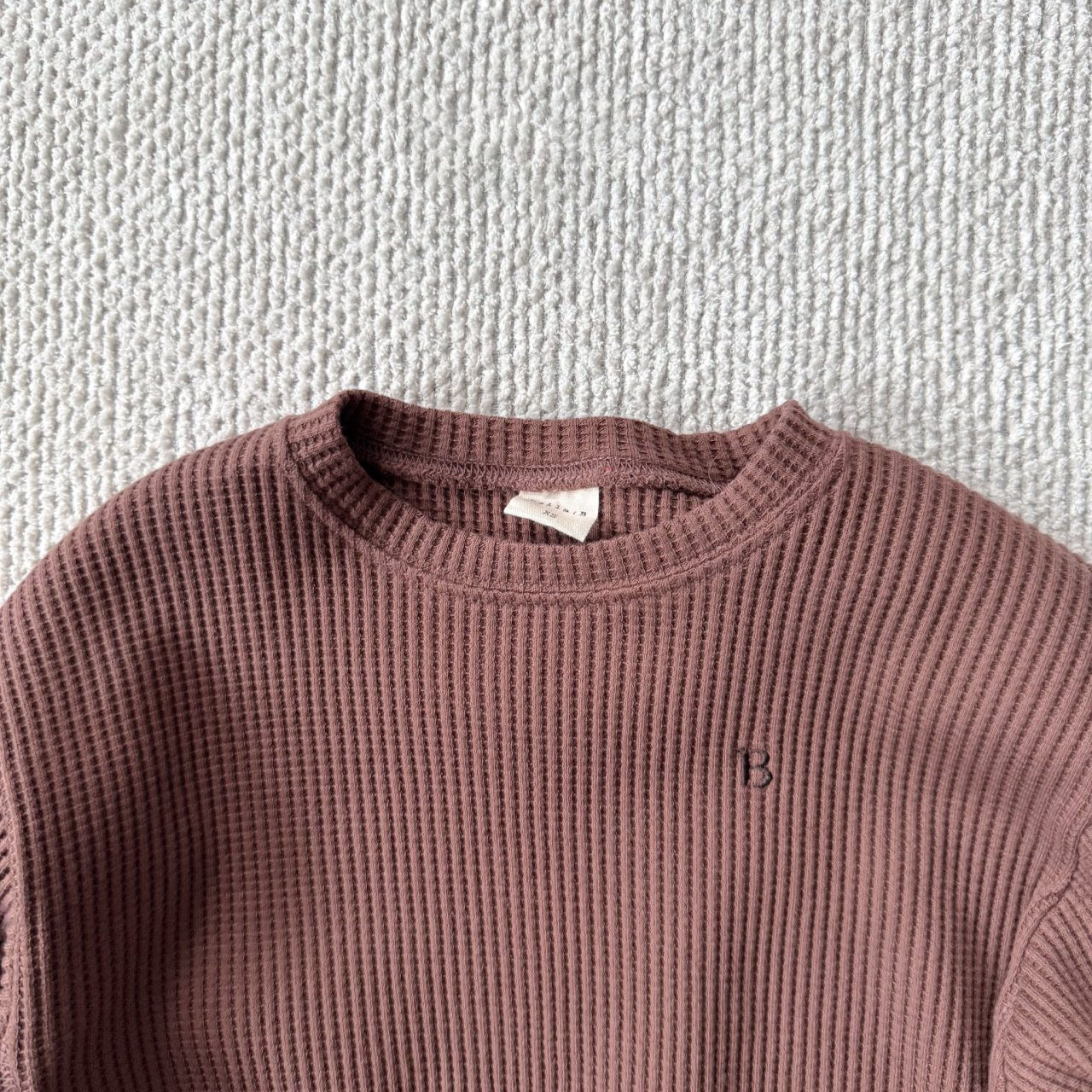 Toddler Bella F25 Waffle Long Sleeve Top (1-6y) - 2 Colors - AT NOON STORE