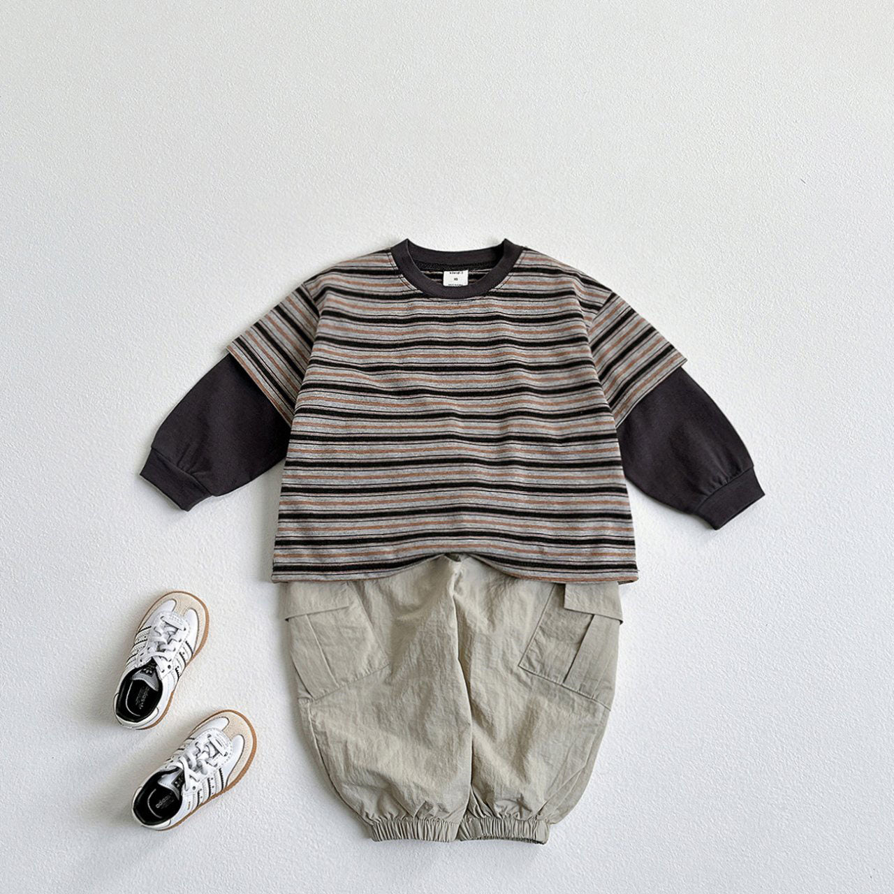 Toddler F25 Double Layer Long Sleeve Top (1-6y) - 3 Colors - AT NOON STORE