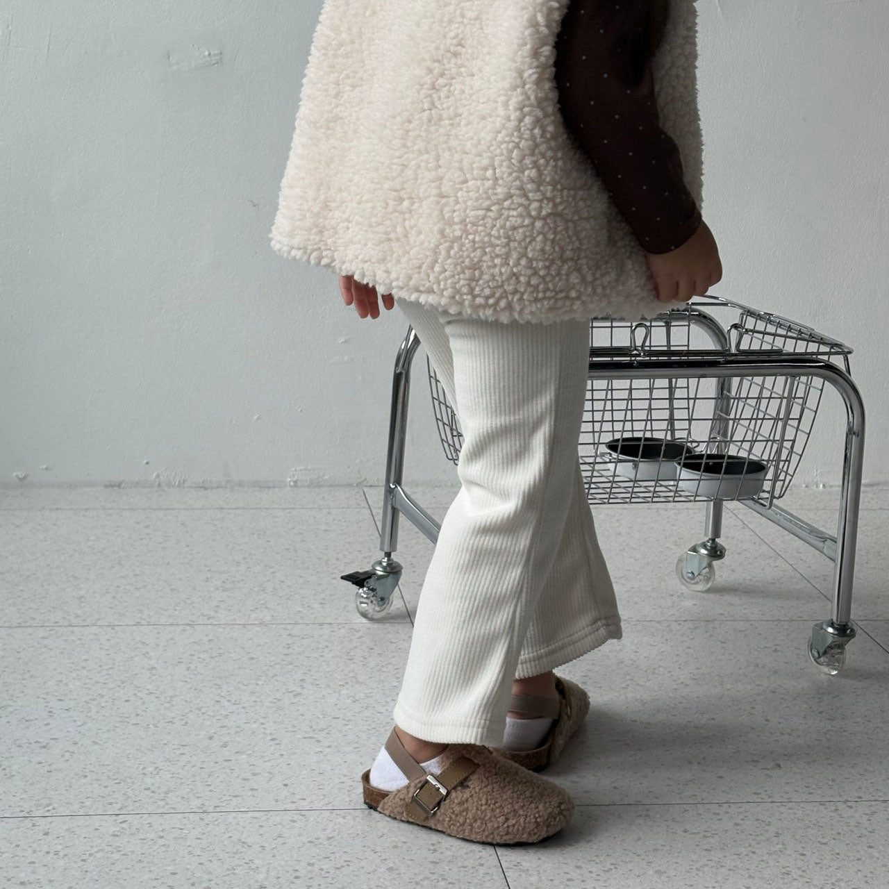 Toddler W25 Ribbed Flare Pants (1-7y) - 2 Colors