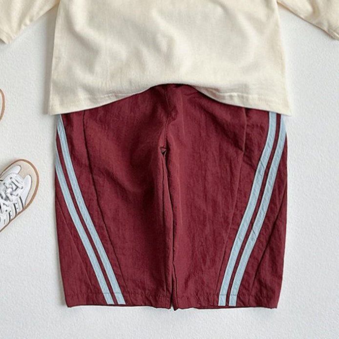 Toddler F25 Diagonal Tape Track Pants (1-6y) - 3 Colors - AT NOON STORE