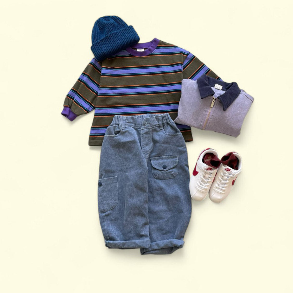 Toddler F25 Garment Dyed Pocket Pants (3-7y) - 2 Colors - AT NOON STORE