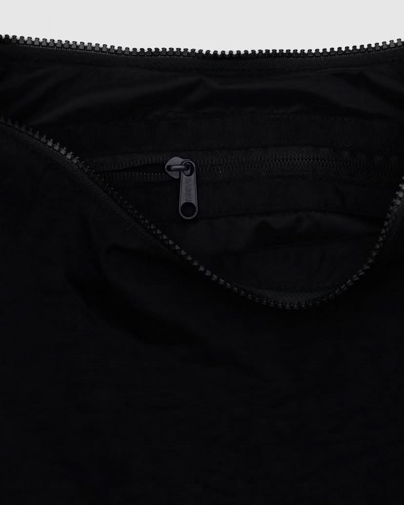 Baggu Medium Nylon Crescent Bag (New Extended 47" Strap) - Black - AT NOON STORE