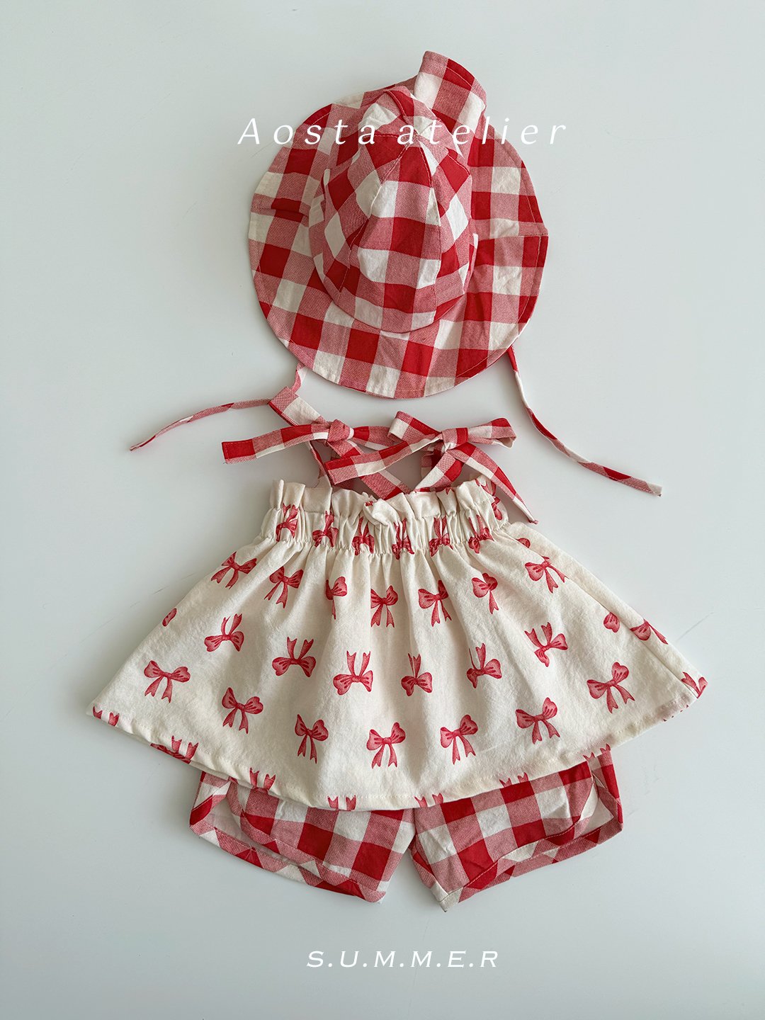 Baby/Toddler Aosta SS25 Tie Shoulder Flare Top (3m-5y)- 2 Colors - AT NOON STORE