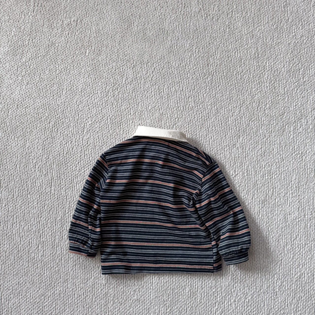 Toddler Bella F25 Collared Stripe Long Sleeve Top (1-6y) - 2 Colors