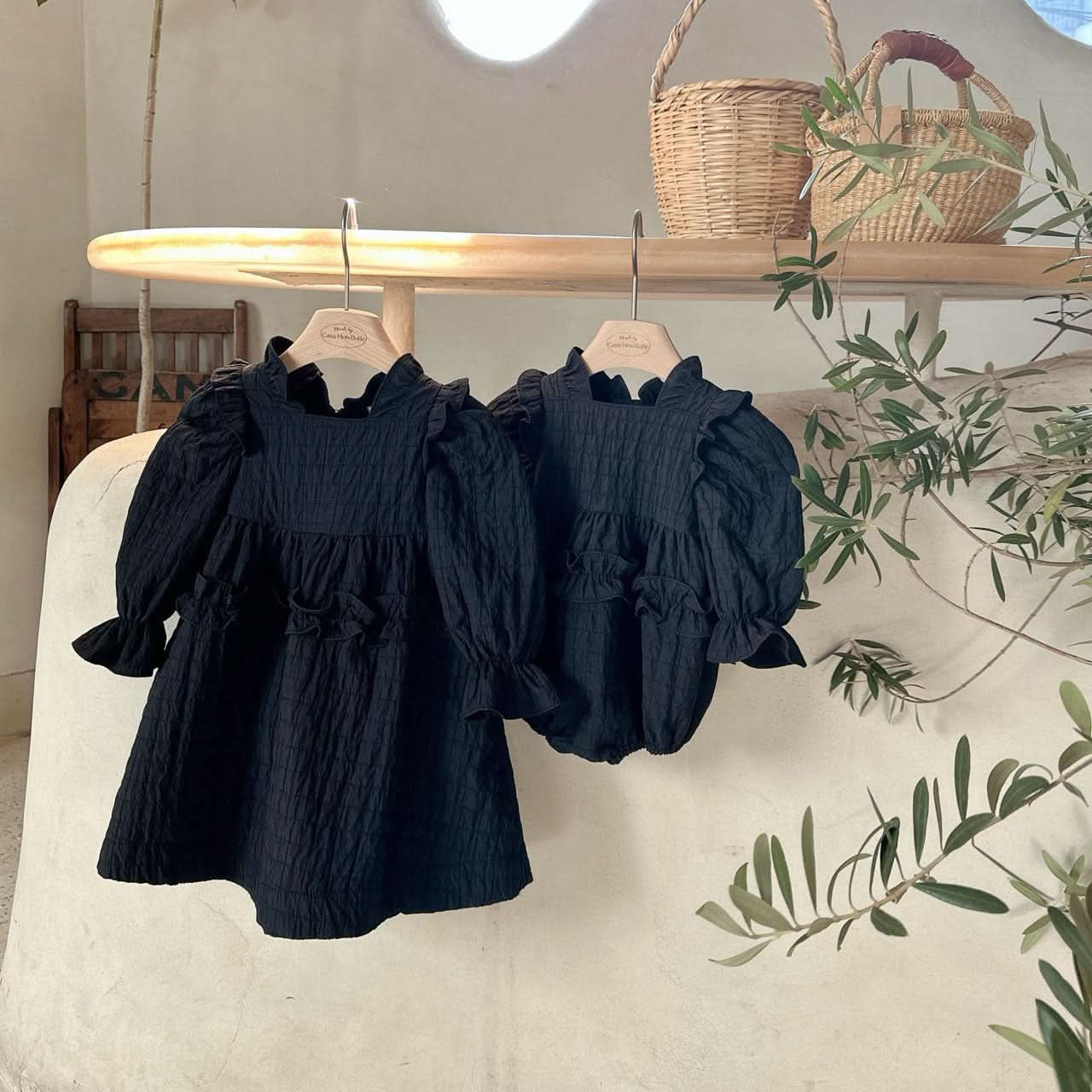 Baby Monbebe S25 Ruffle Detail Quilted Romper (3-24m) - 2 Colors - AT NOON STORE