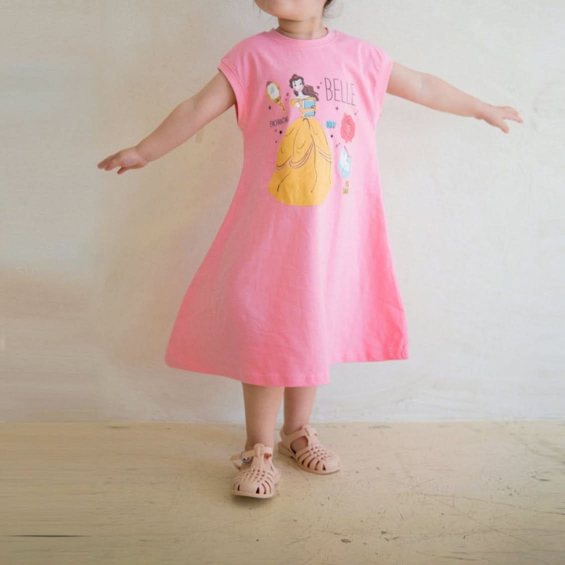 Toddler Sleeveless Disney Princess Dress (1-7y) - 3 Colors - AT NOON STORE