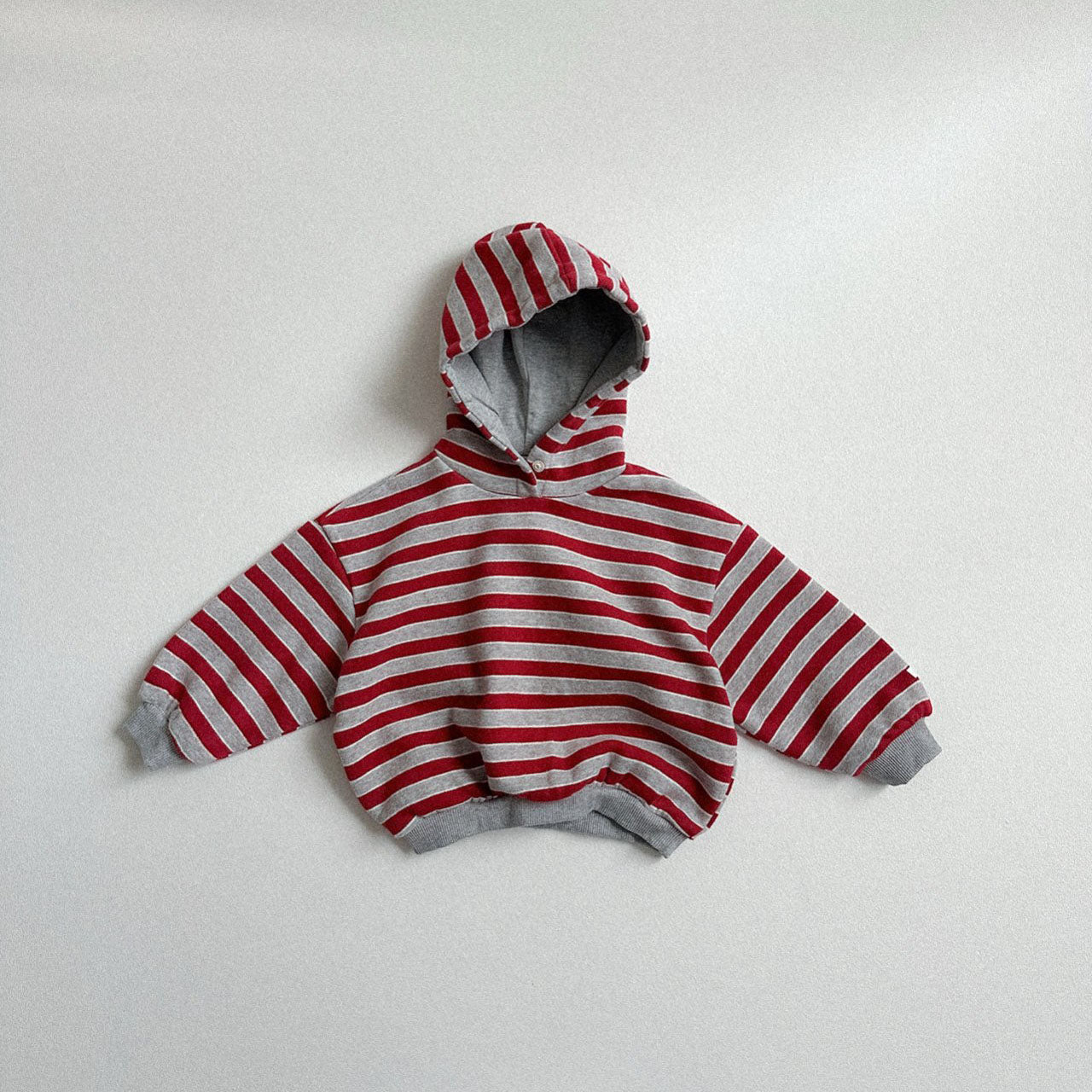 Toddler W25 Stripe Snap-Button Hoodie (2-7y) - 2 Colors