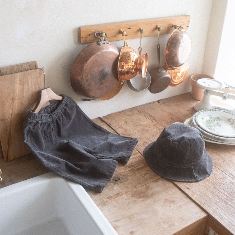 Kids Thin Corduroy Bucket Hat (1-6y) - 4 Colors - AT NOON STORE