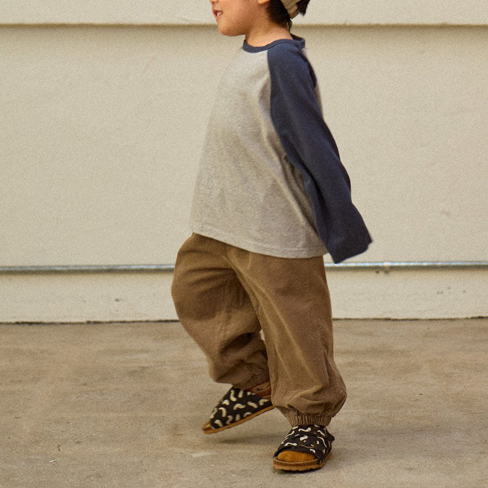 Toddler F25 Brushed Cotton Raglan Long Sleeve Top (2-8y) - 2 Colors - AT NOON STORE