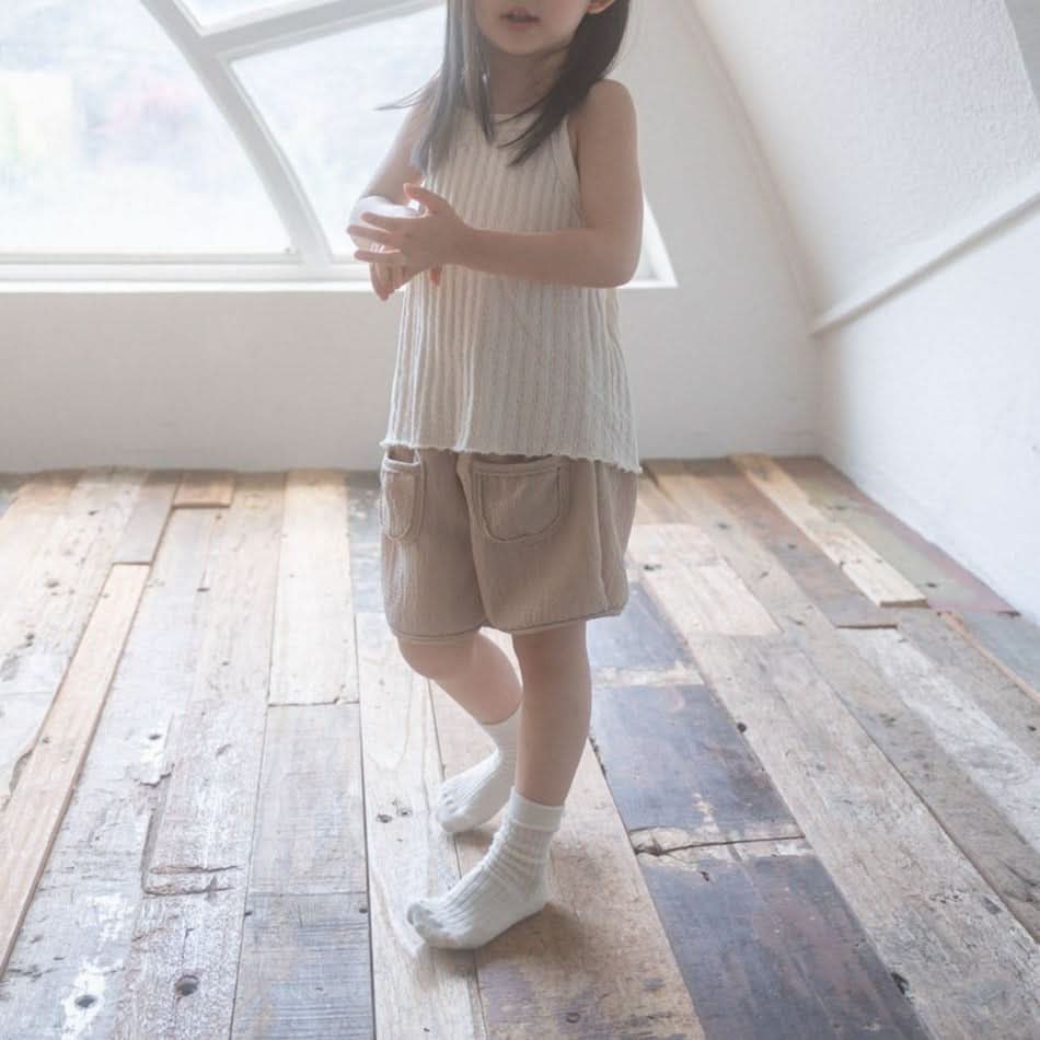 Toddler Anggo Pointelle Tank Top (1-6y) - 2 Colors - AT NOON STORE