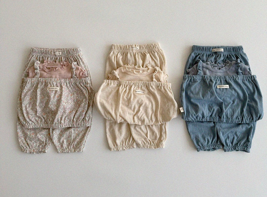 Baby/Toddler Aosta SS25 Cotton Basic Jogger Pants (3m-5y)- 5 Colors - AT NOON STORE