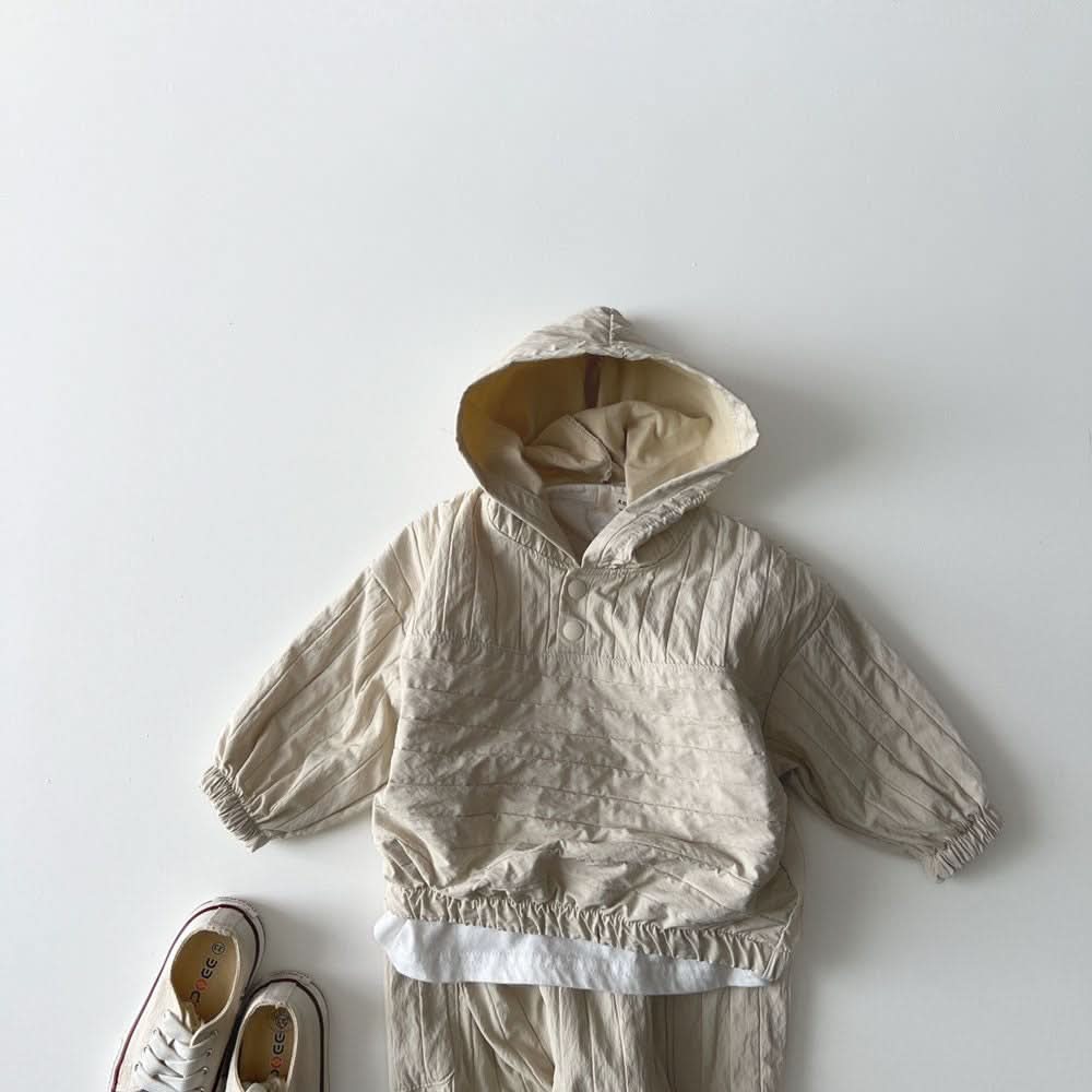 Toddler Button Anorak Hoodie (1-6y) - 3 Colors - AT NOON STORE