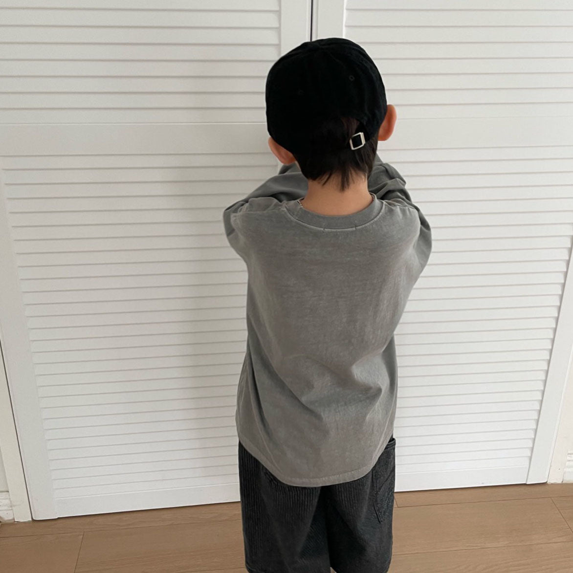 Kids F25 'HEAVEN' Pigment Dyed Long Sleeve Top (2-7y) - 2 Colors