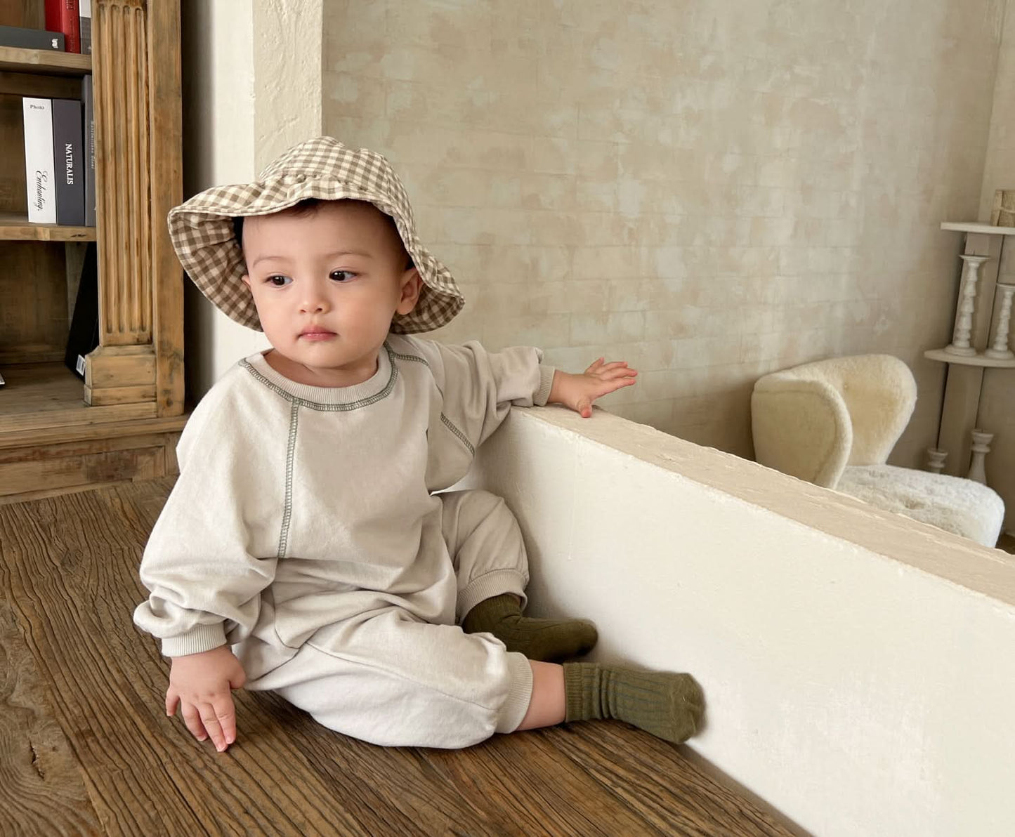 Baby Stitch R Print Romper (3-18m) - 2 Color - AT NOON STORE