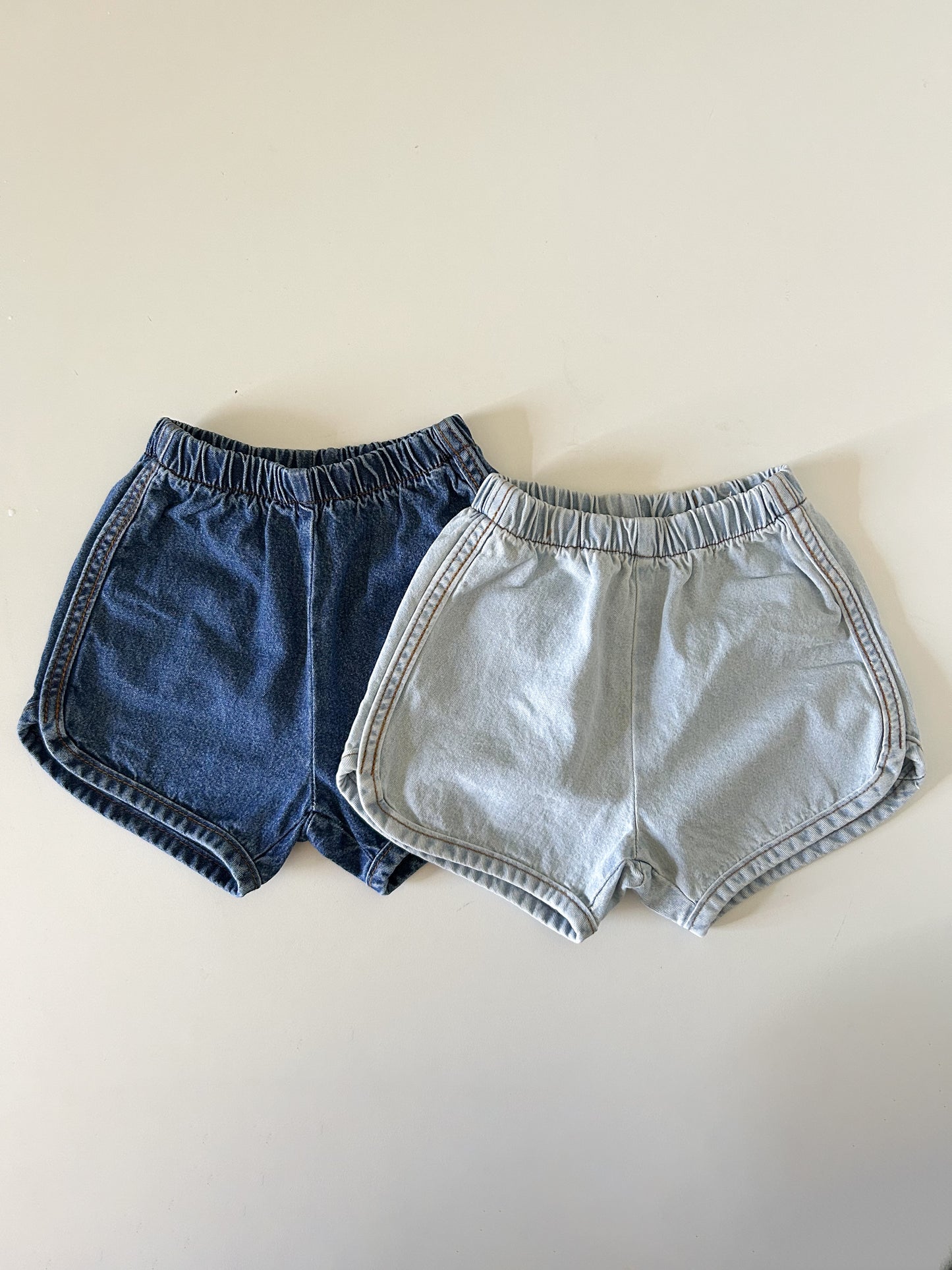 Toddler Bella SS25 Dolphin Hem Denim Shorts (1-6y) - 2 Colors - AT NOON STORE