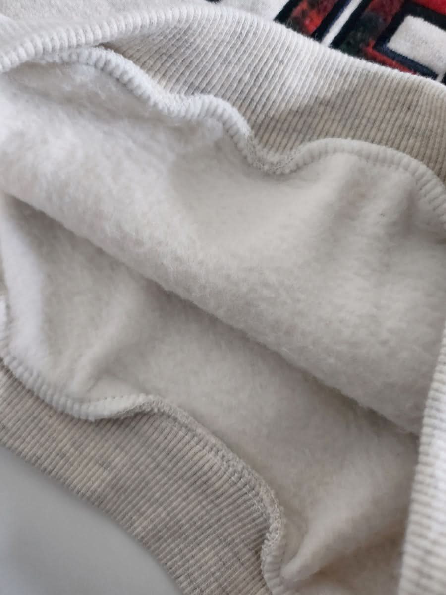 Adult Merry Tartan Patch Embroidery Sweatshirt - 2 Colors - AT NOON STORE