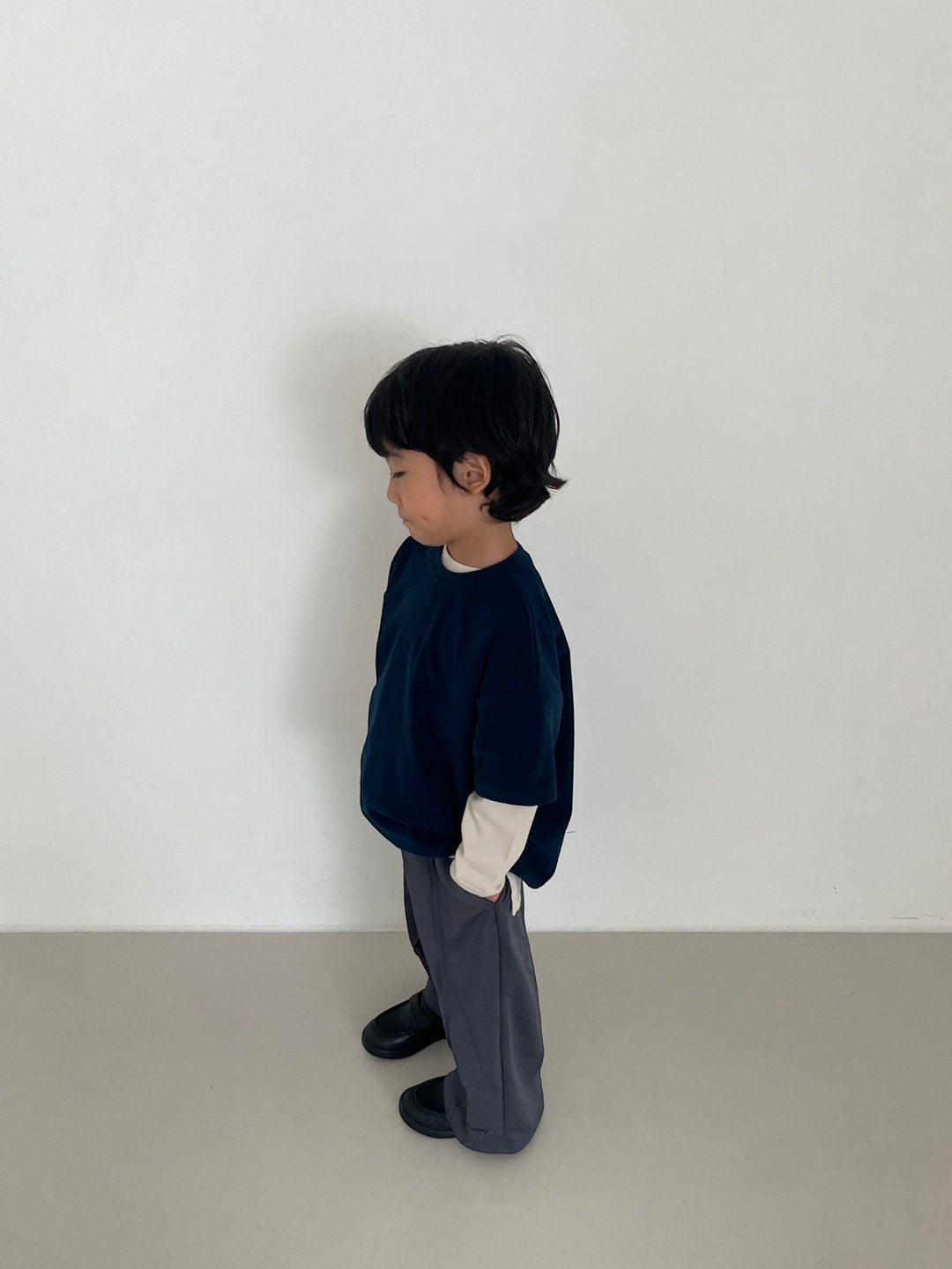 Toddler F25 Velvet Short Sleeve Loose Fit Top (2-7y) - 3 Colors
