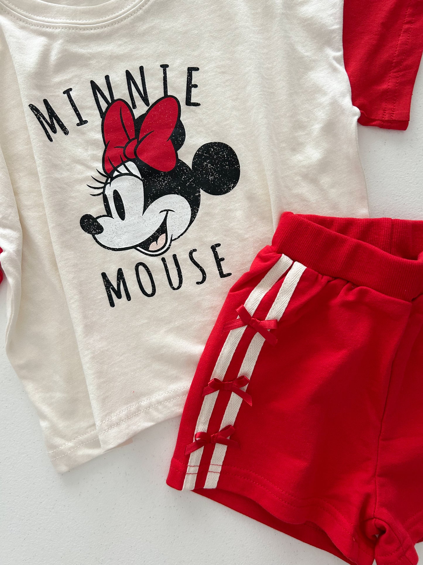 Toddle Disney Friends Contrast Short Sleeve Top and Shorts Set (2-7y) - 4 Colors - AT NOON STORE