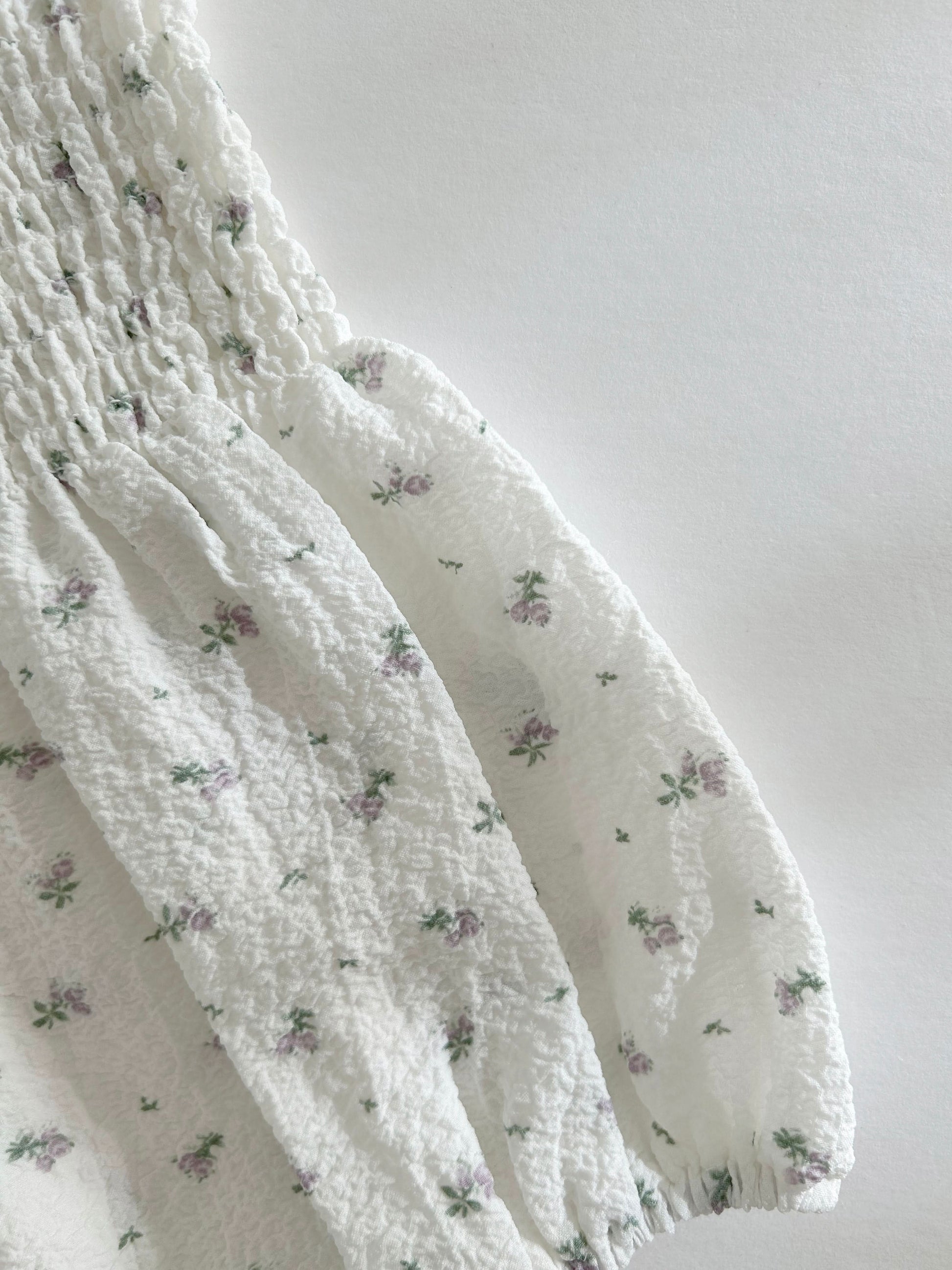 Baby Ann Sleeveless Smocked Bodice Romper (3-18m) - 3 Colors - AT NOON STORE