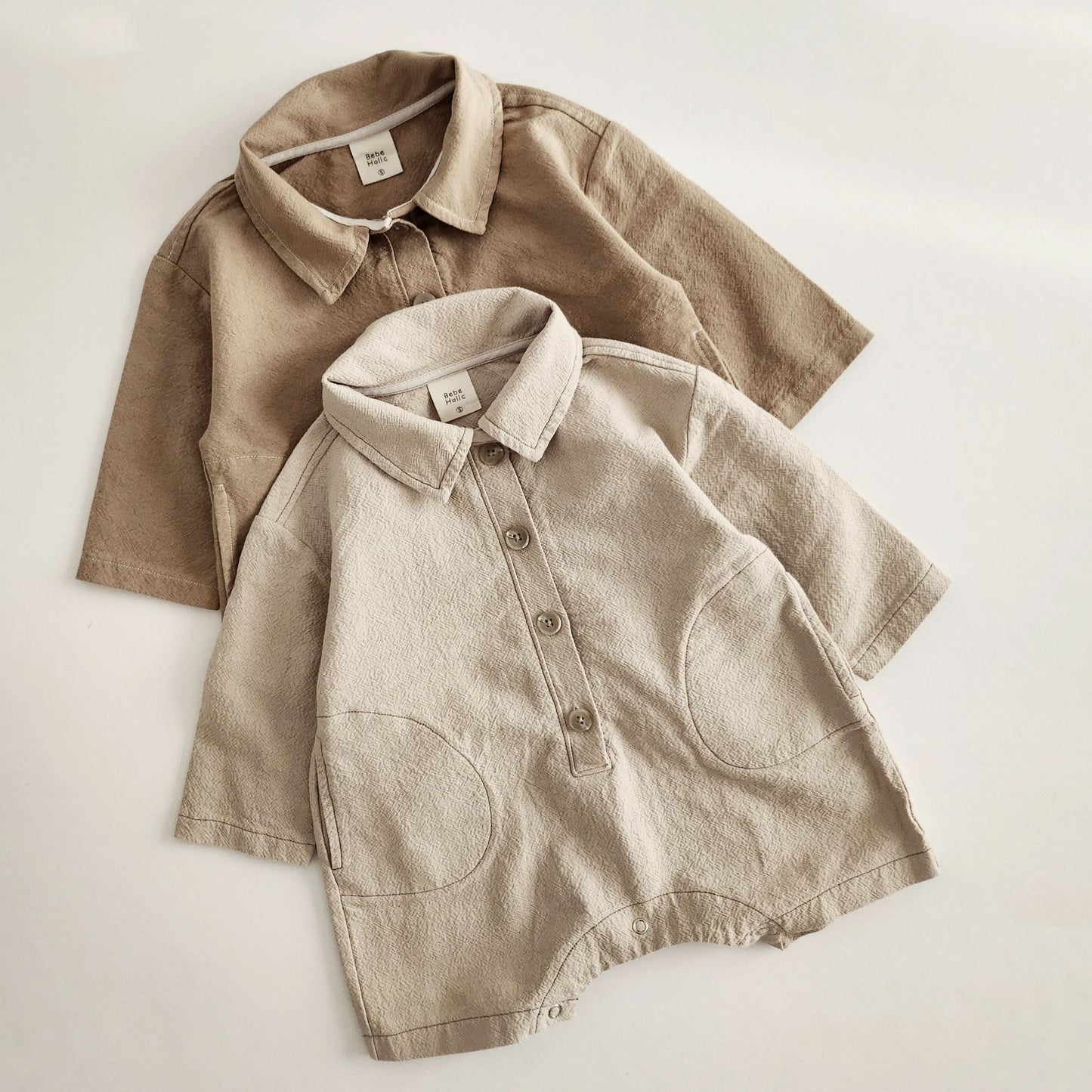 Baby BH Shirt Romper (3-18m) - 2 Colors - AT NOON STORE