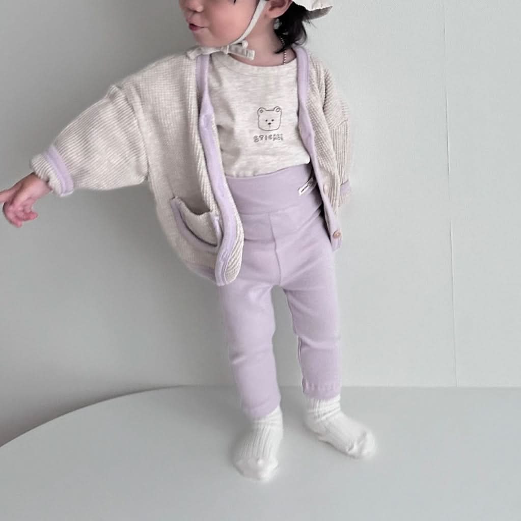 Baby Land Elastic Free Waist Leggings (4-15m) - 4 Colors - AT NOON STORE