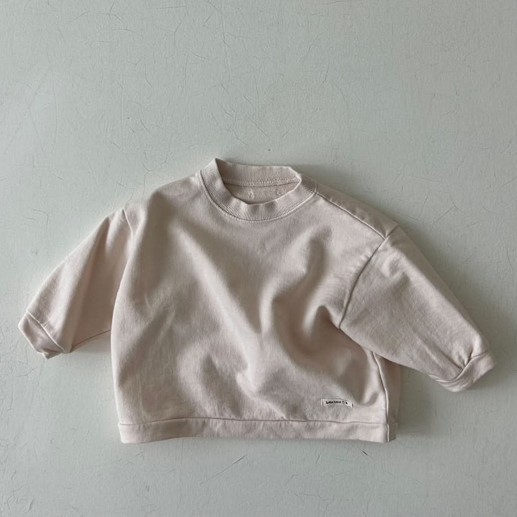 Baby cotton sweatshirt sales