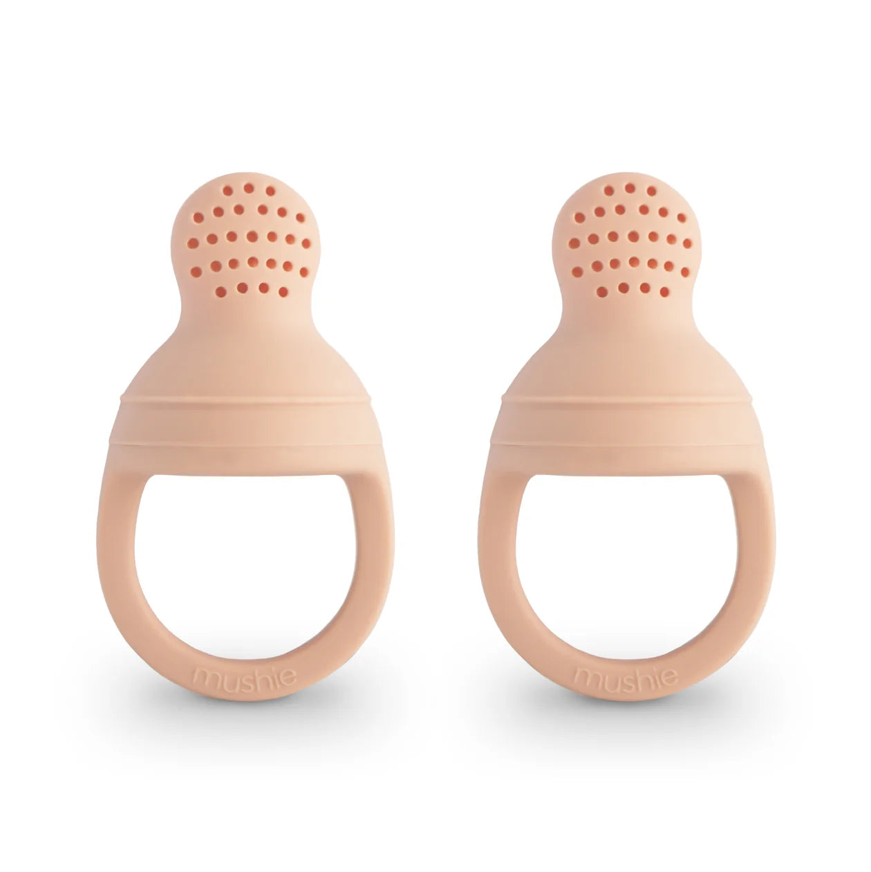 Mushie Silicone Fresh Food Feeder 2-Pack - Blush